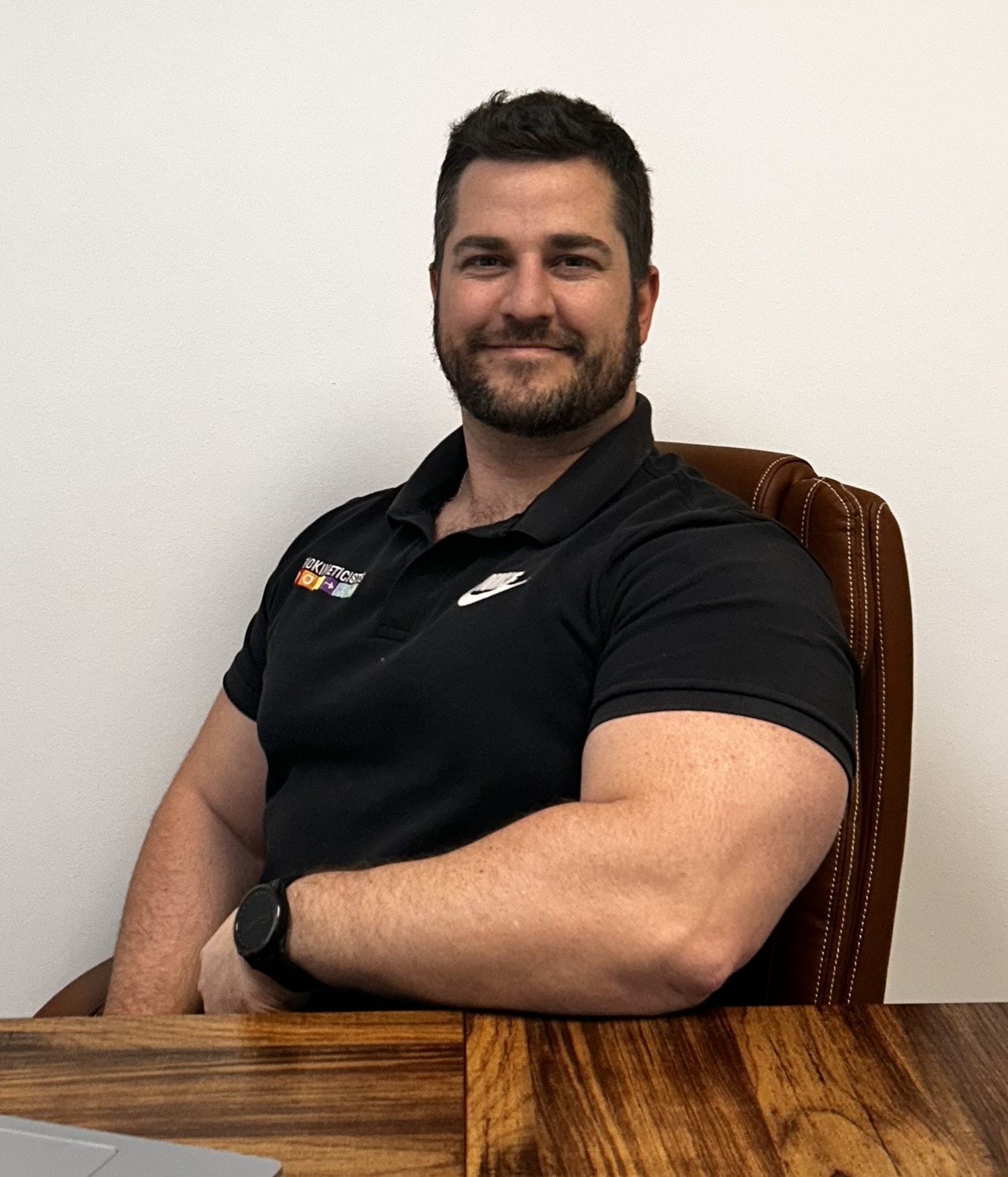 Johnny Botha in his clinical office
